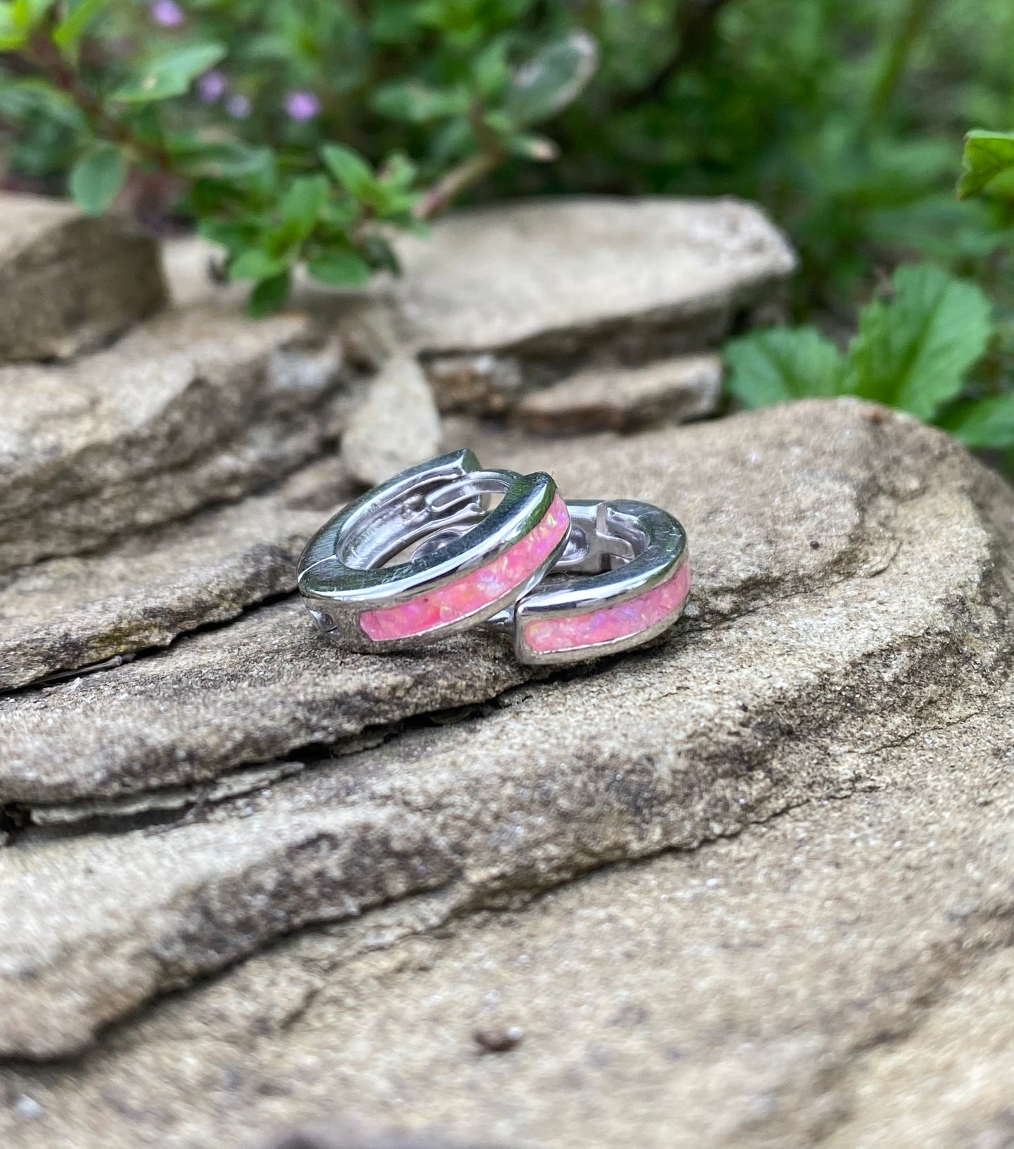 Orecchini di Opale “Royal Pink” / small