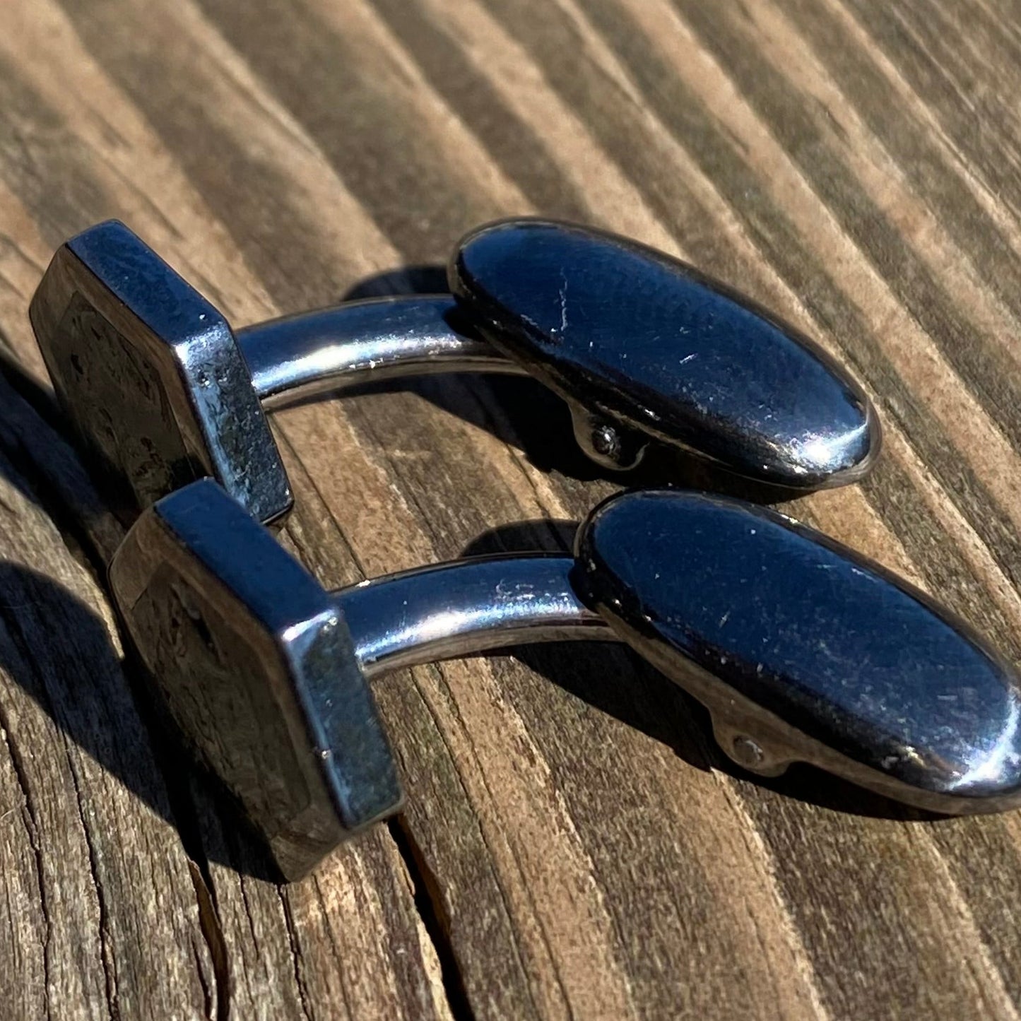 Gemelli di Argento 925 e Meteorite