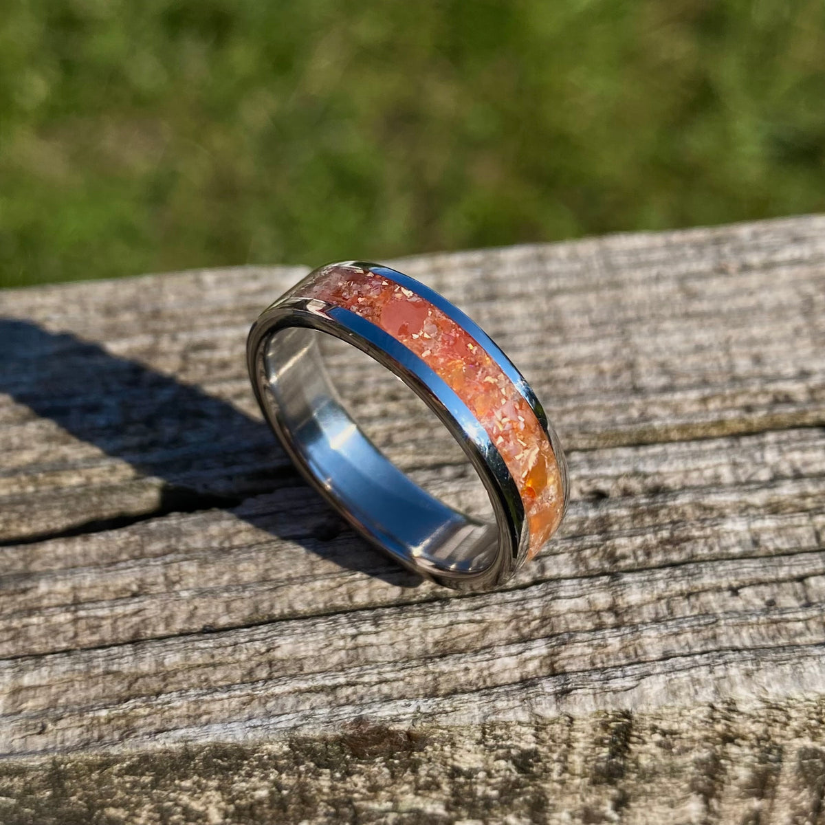 Anello di Opale di Fuoco Messicano