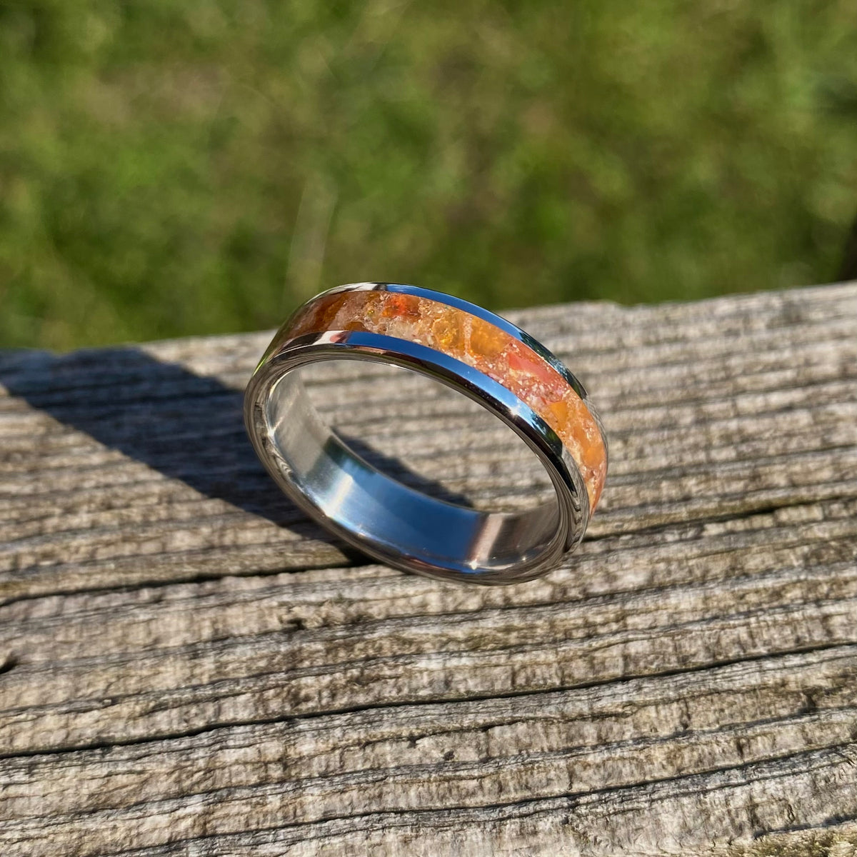 Anello di Opale di Fuoco Messicano