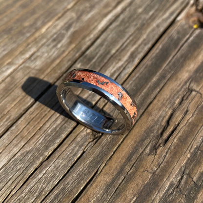 Bague Lapis Lazuli et Feuille d'Or