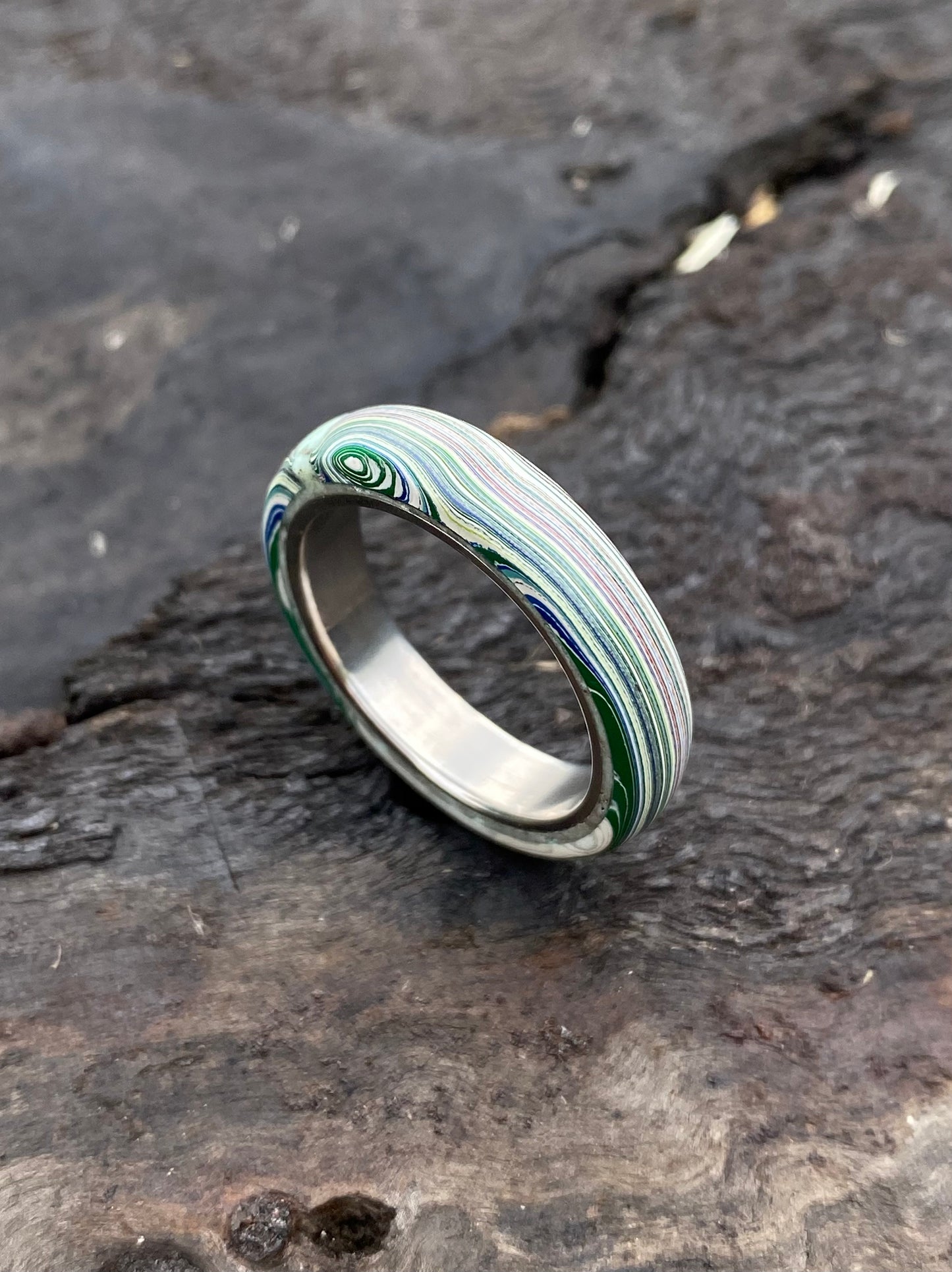 Fordite ring