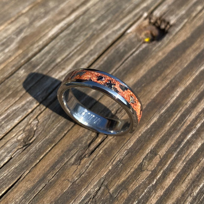 Bague Lapis Lazuli et Feuille d'Or