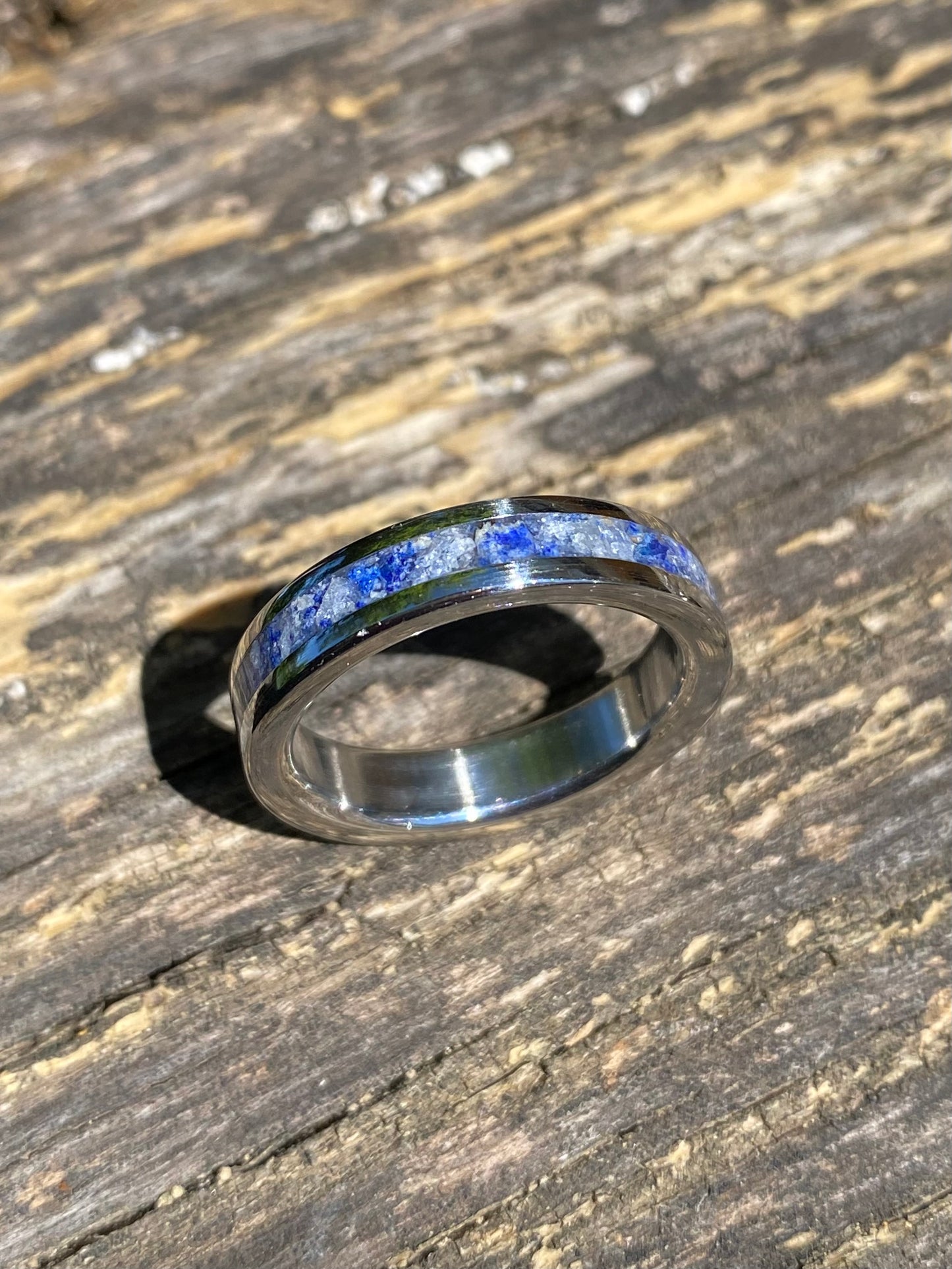 Anello di Zaffiro e Lapislazzulo