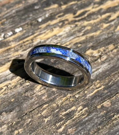 Anello di Zaffiro e Lapislazzulo