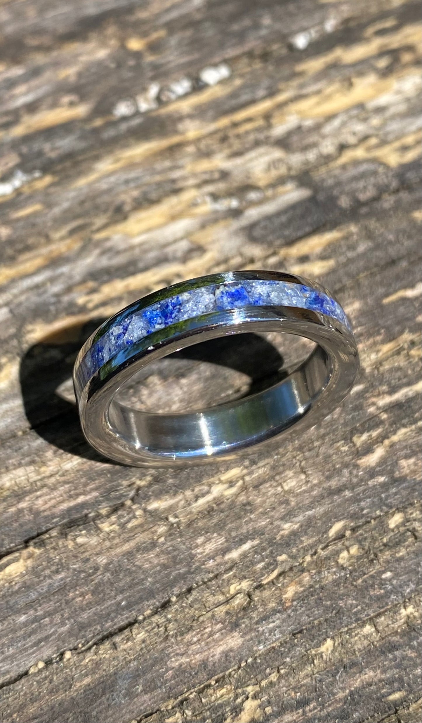 Anello di Zaffiro e Lapislazzulo