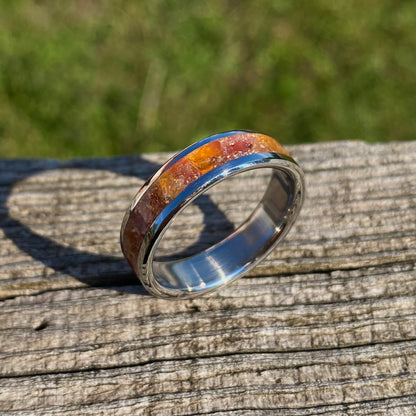 Anello di Opale di Fuoco Messicano