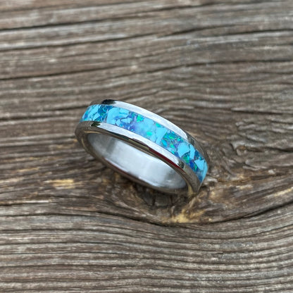Anello di Opale e Turchese
