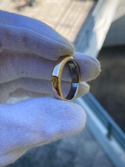 Anello di Mokume Gane e Titanio