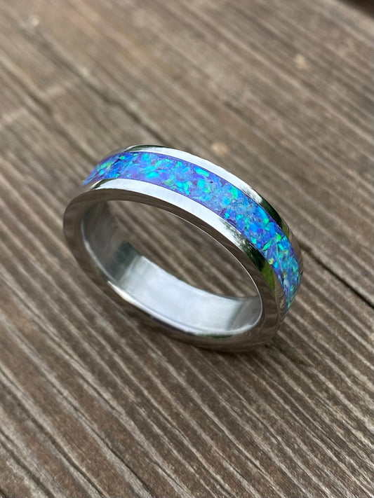 Anello di Opale "Lavender"