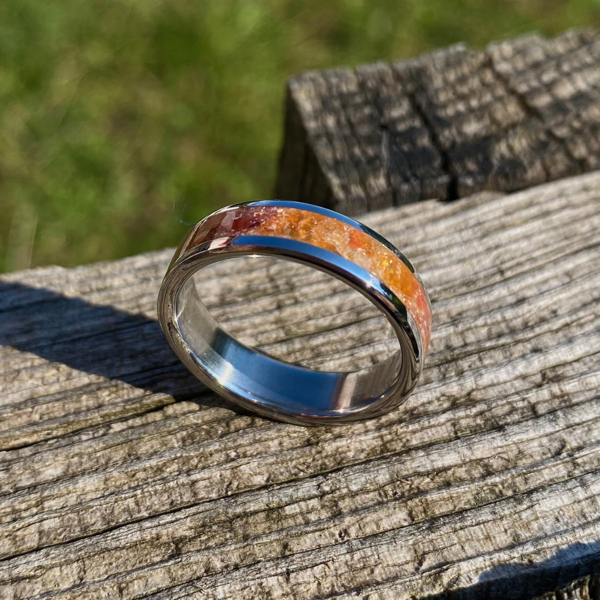 Anello di Opale di Fuoco Messicano