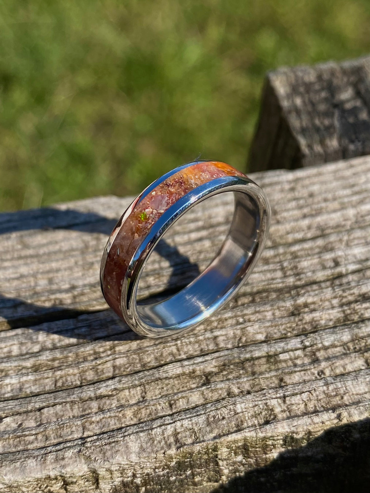 Anello di Opale di Fuoco Messicano