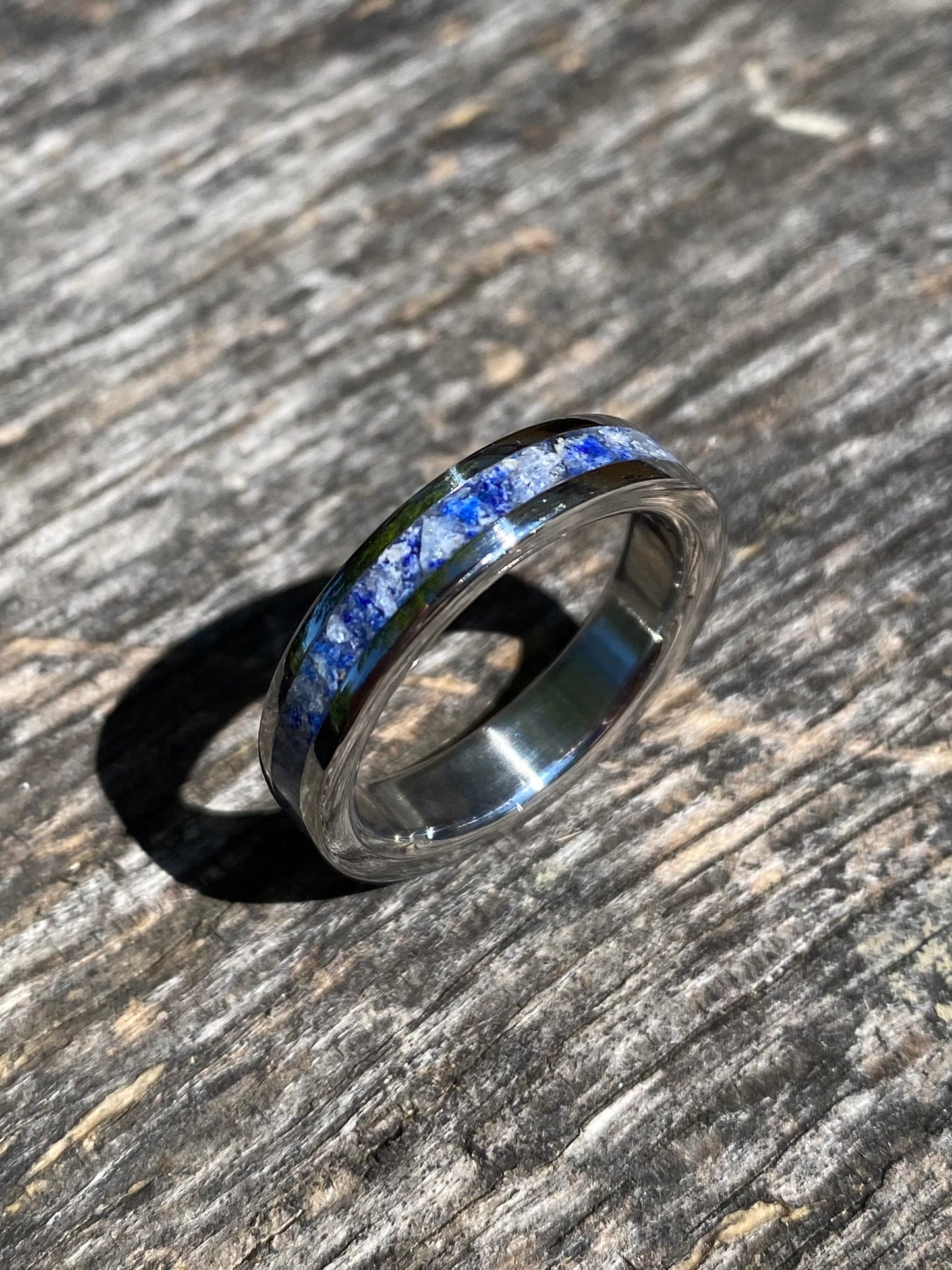 Anello di Zaffiro e Lapislazzulo