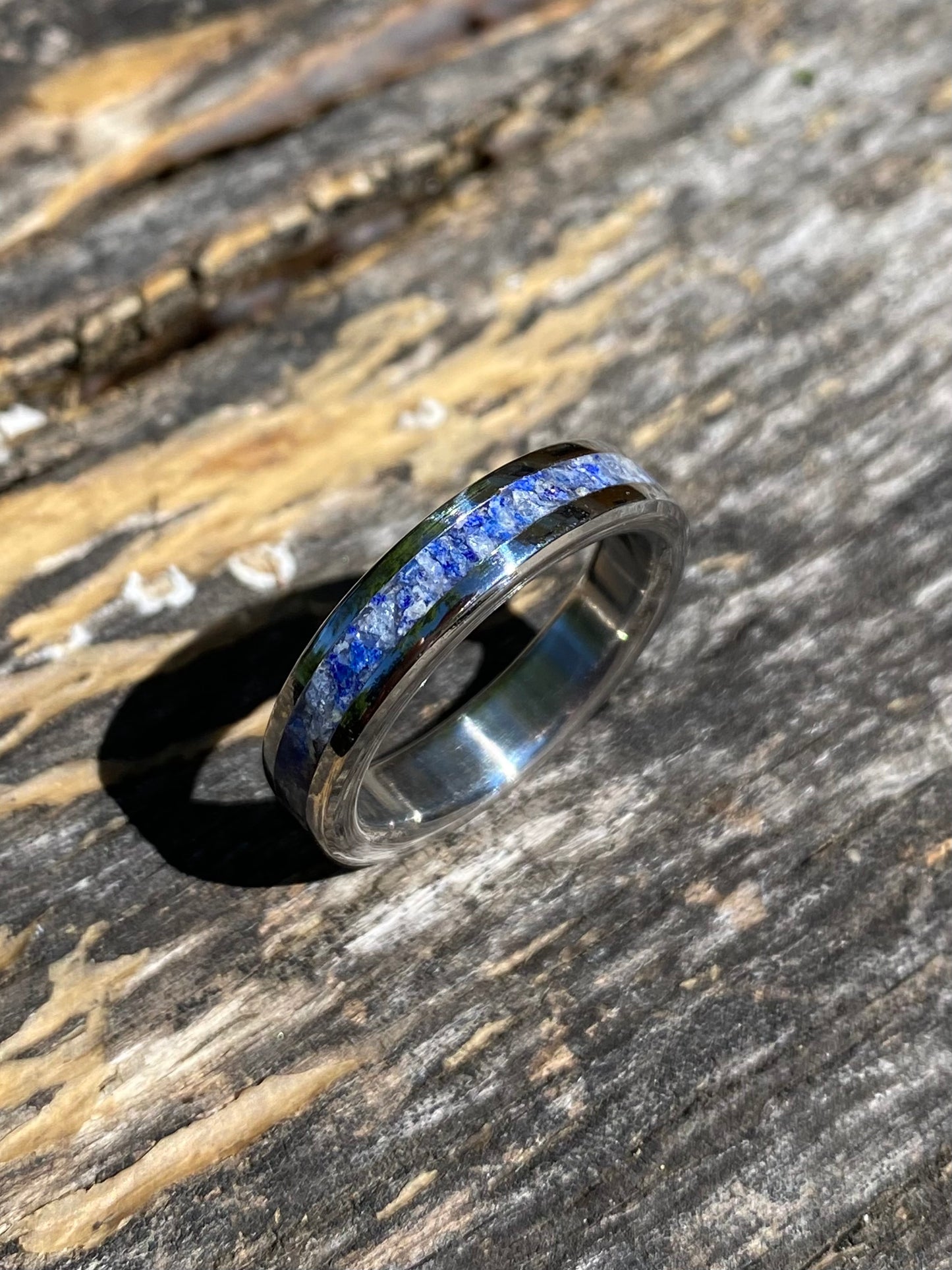 Anello di Zaffiro e Lapislazzulo