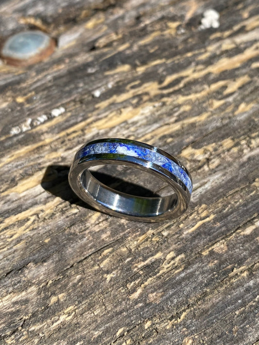 Anello di Zaffiro e Lapislazzulo