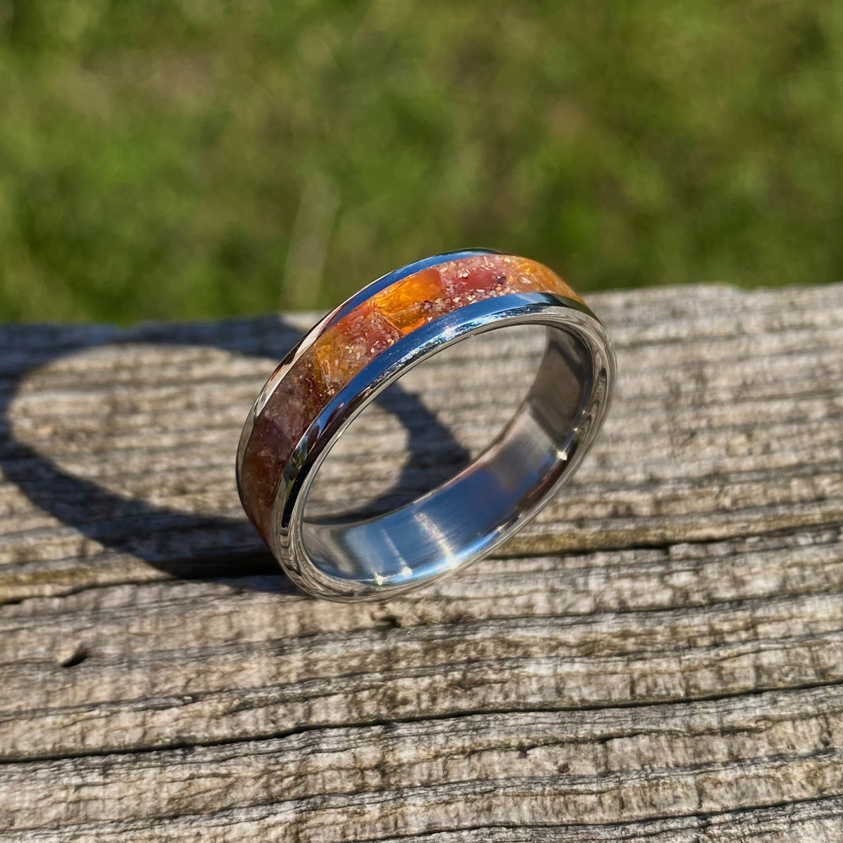 Anello di Opale di Fuoco Messicano