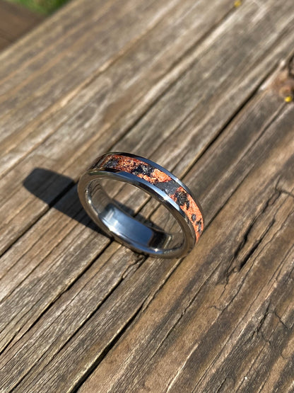 Bague Lapis Lazuli et Feuille d'Or