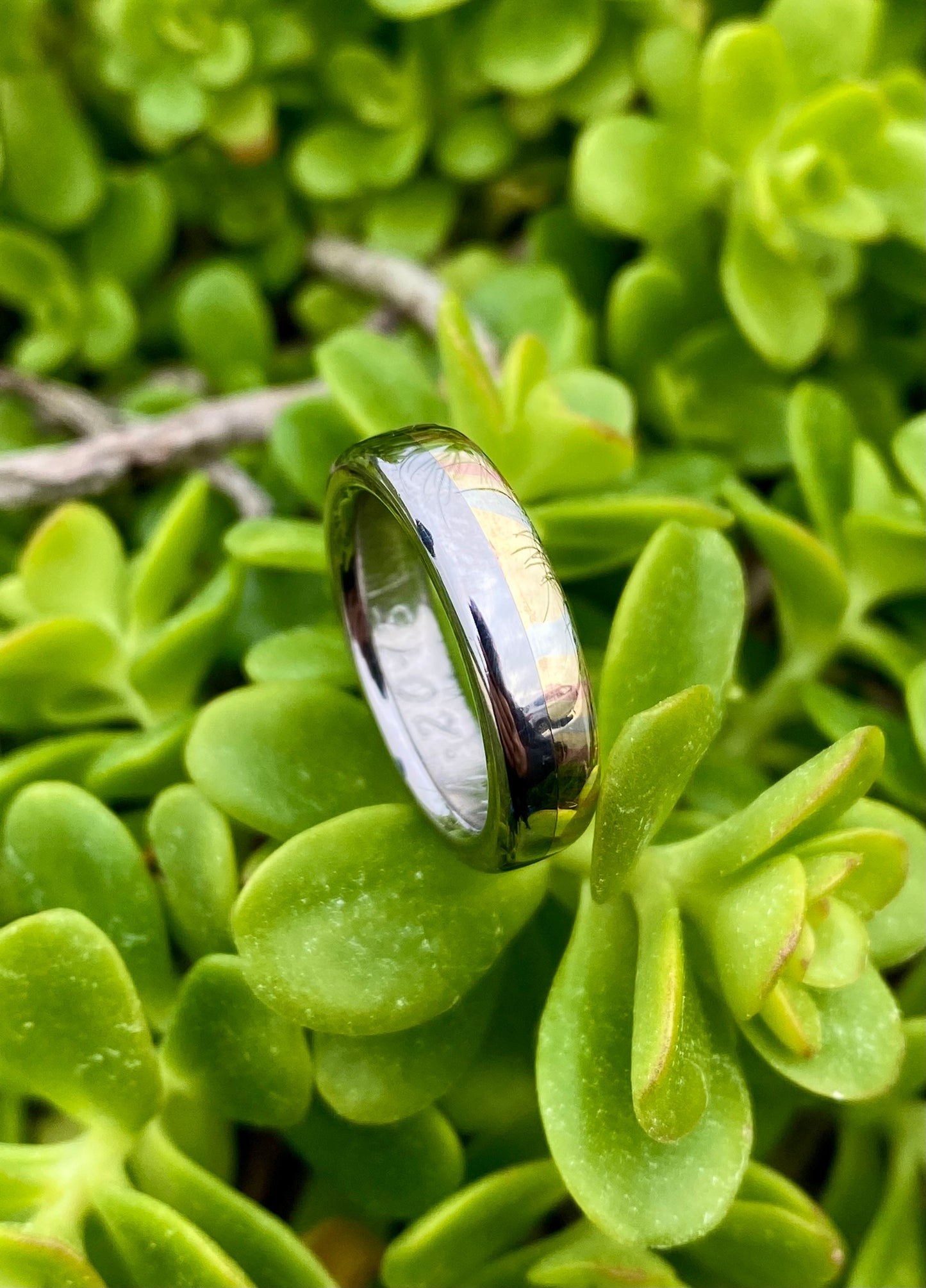 Anello di Mokume Gane e e Titanio - Fede