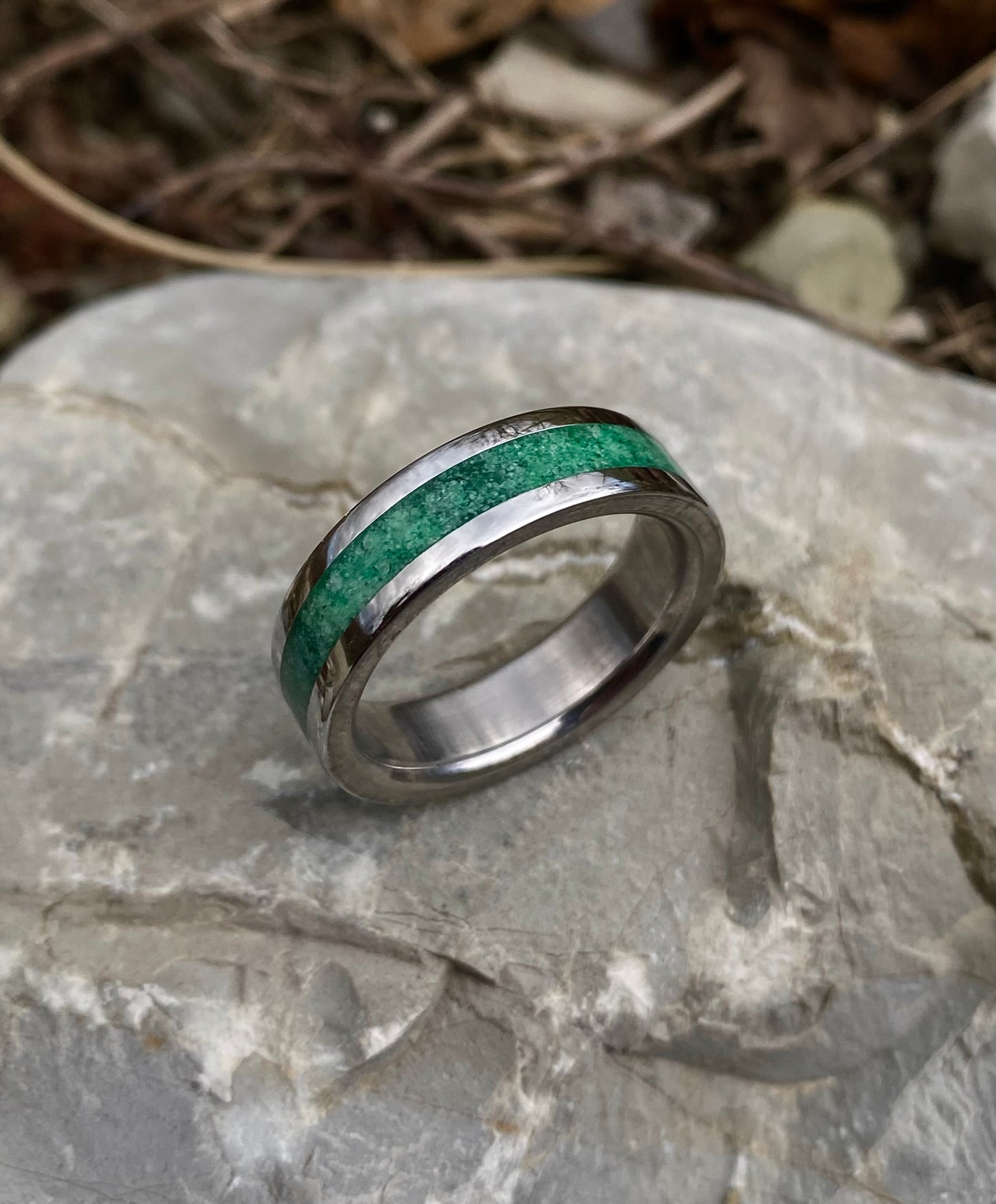 Anello di Giada Verde