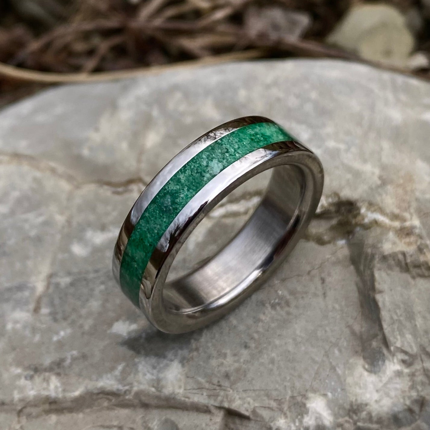 Anello di Giada Verde
