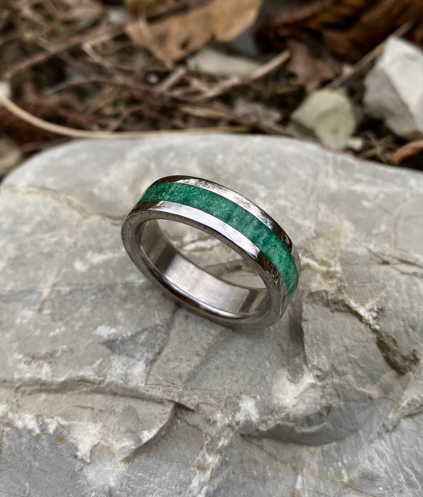 Anello di Giada Verde