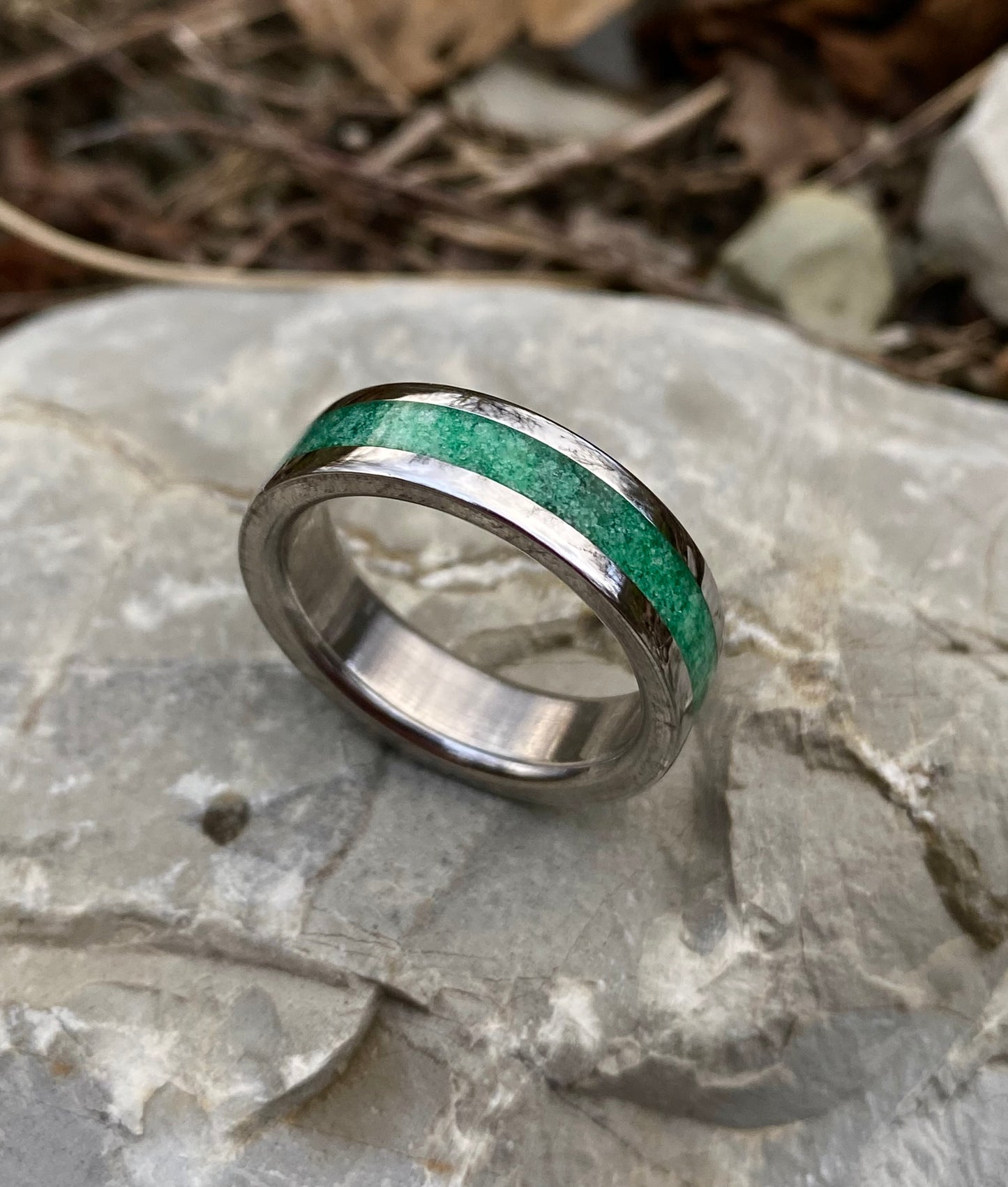 Anello di Giada Verde