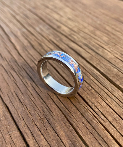 Lapis Lazuli and Copper Ring