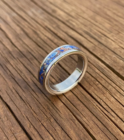 Lapis Lazuli and Copper Ring