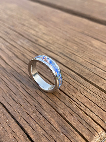 Lapis Lazuli and Copper Ring