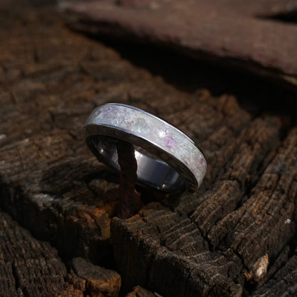 Aquamarine and Ruby ring