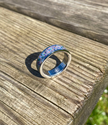 Multicolored Opal Ring